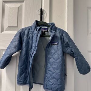 Patagonia Kids Slate Blue Quilted Puffer Jacket